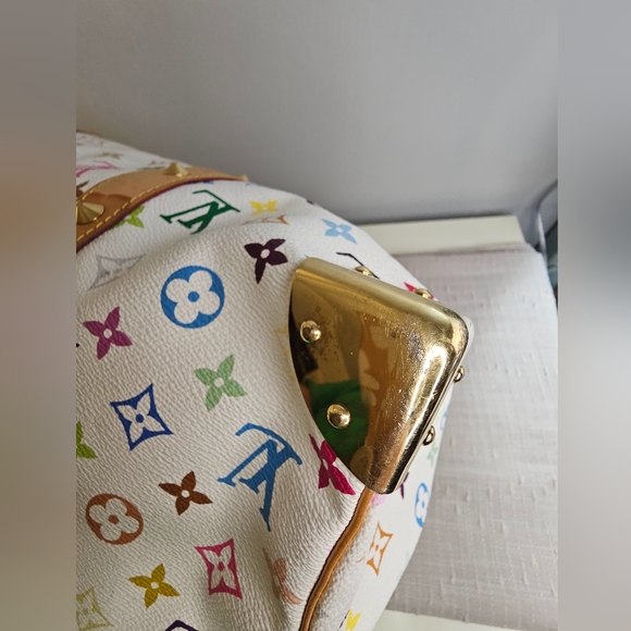 LOUIS VUITTON  Monogram Multicolor Keepall 45 Boston Bag M92641 LV Auth 22469A - Picture 3 of 16